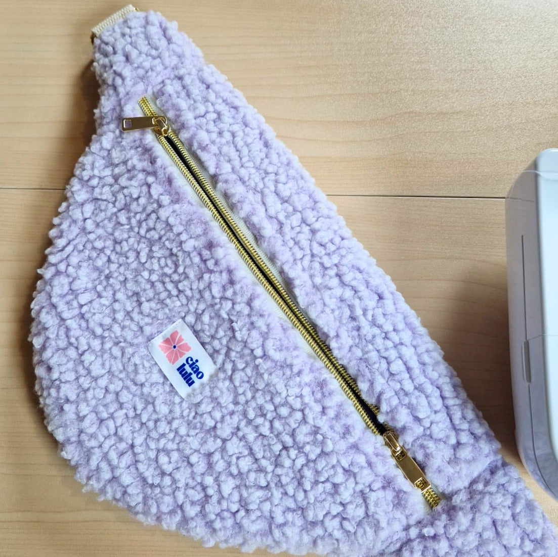 Sac banane bouclette lavande