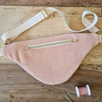 Sac banane à personnaliser velours côtelé