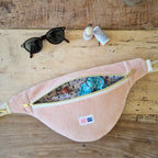 Sac banane à personnaliser velours côtelé