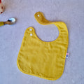Bavoir jaune moutarde