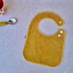 Bavoir jaune moutarde