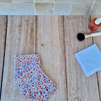Lot de 5 lingettes lavables en éponge
