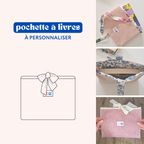 Pochette à livres personnalisable