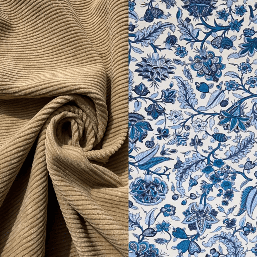 Sac banane à personnaliser velours côtelé