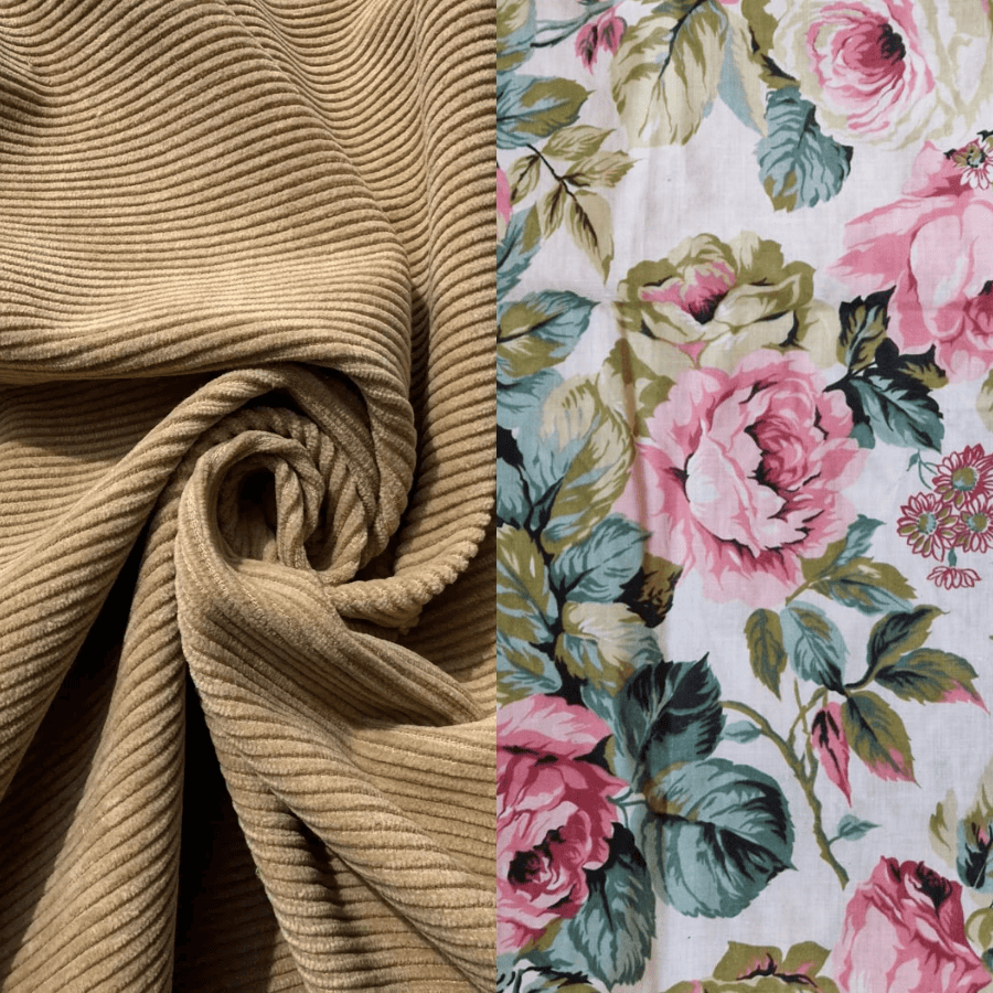 Sac banane à personnaliser velours côtelé