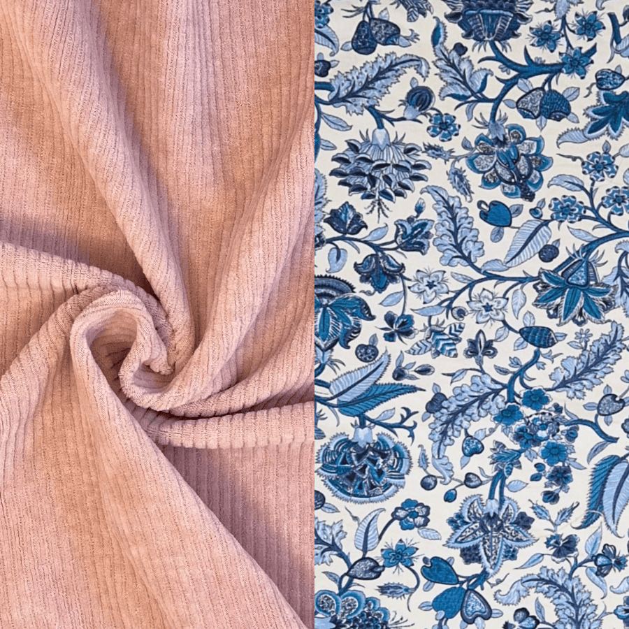 Sac banane à personnaliser velours côtelé